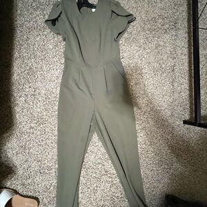 Elegant Olive Jumpsuit